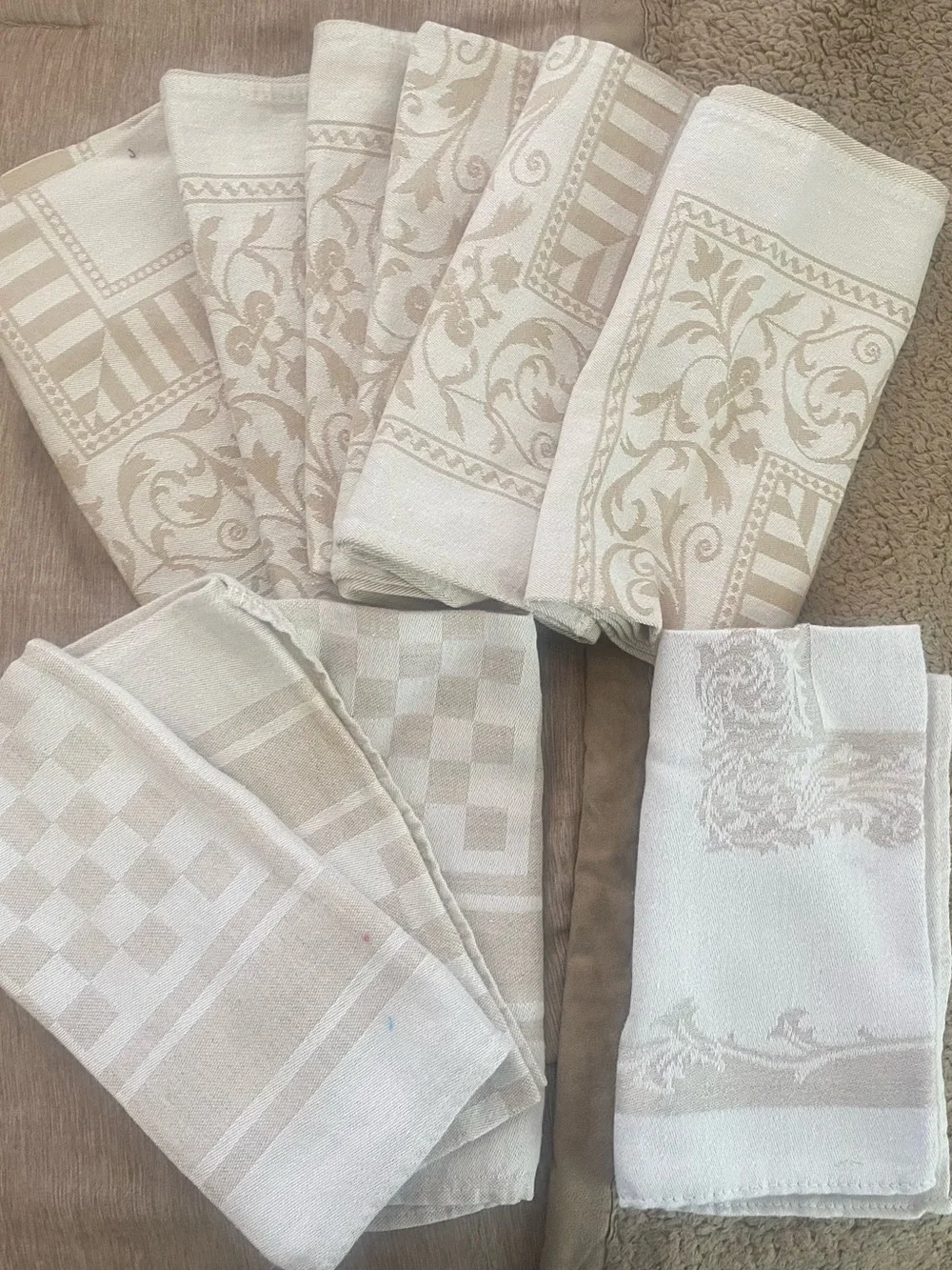 French Country Tea Towels & Linen Cloths 10pc Bundle